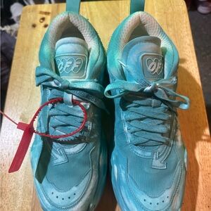 Off-White Men's Sneakers in Aqua Teal